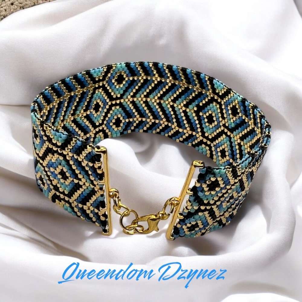 Homemade miyuki delica bead bracelet